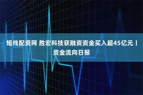 短线配资网 胜宏科技获融资资金买入超45亿元丨资金流向日报